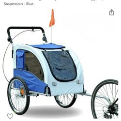 Pet Jogger Stroller With Bike Attachment 