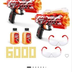 XSHOT Hyper Gel Stinger Blaster 2 Pack (6,000 Hyper Gel Pellets), Ages 14 & Up by ZURU