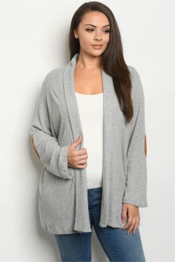 Gray cardigan