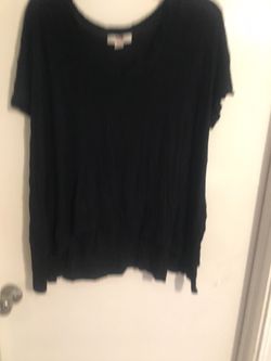 Mossino  SzXL Black Blouse