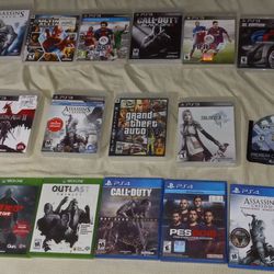 24 Games For Sale. 🎮 
18 Games For PS3. 🎮
3 Games For Xbox One. 🎮                                                   3 Games For PS4. 🎮