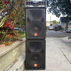 JBL SPEAKERS+CROWN AMPLIFIER 