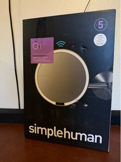 Simplehuman Wall Mount Sensor Mirror – Wired (100–240V)