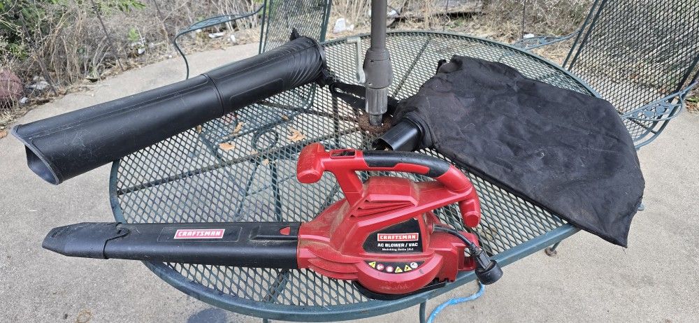 CRAFTSMAN 3-in-1 Leaf Blower, Vacuum, Mulcher, 12 (FVS031793)