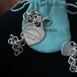 Large Heart Tiffany And Co Bracelet 