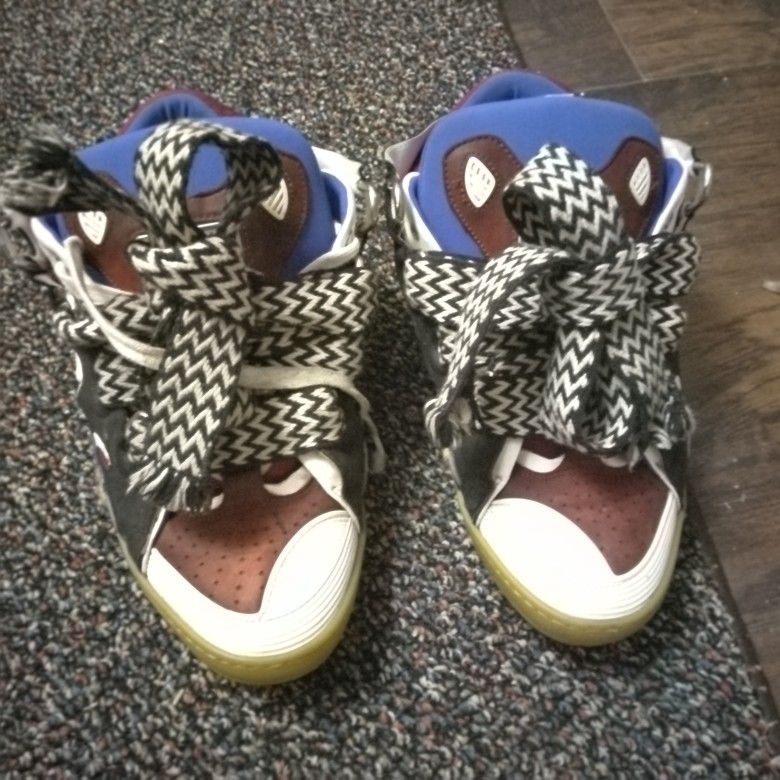 Lanvin Curb Animal Multi Color Sneakers