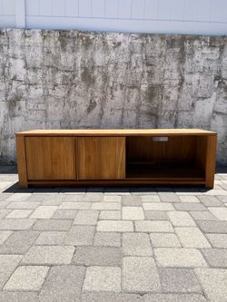 HD Butter Cup teakwood long low console