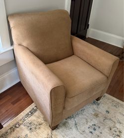 Modern Tan / Camel Armchair - Excellent Condition - $200 or best offer