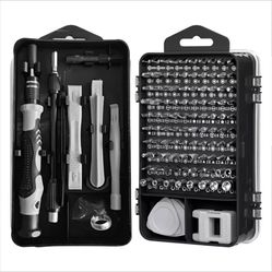 Magnetic Precision 115 in 1 Repair Screwdriver Set PC Phone Electronics Tool K2e
