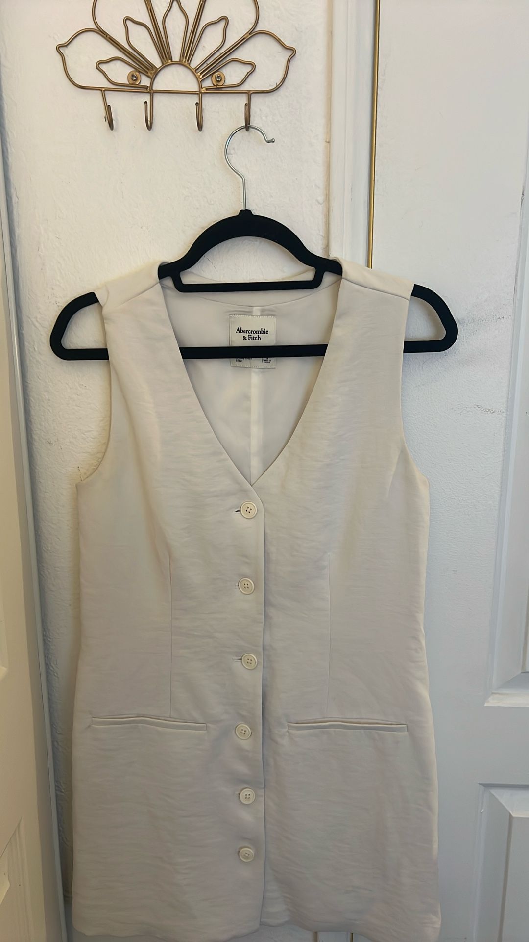 Abercrombie And Fitch Mini White Dress