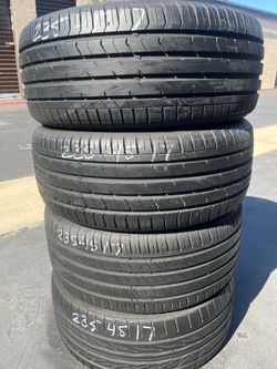 235-45-17 all four tires ๐ต๐ต๐ต๐ต๐ต