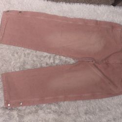 XXL Pink straight leg baggy jeans