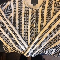 Sanctuary Women's Printed Button-Front Top XL