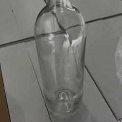 Clear Empty 750ml Wine Bottles