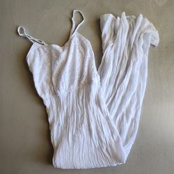 White Maxi Dress Size S