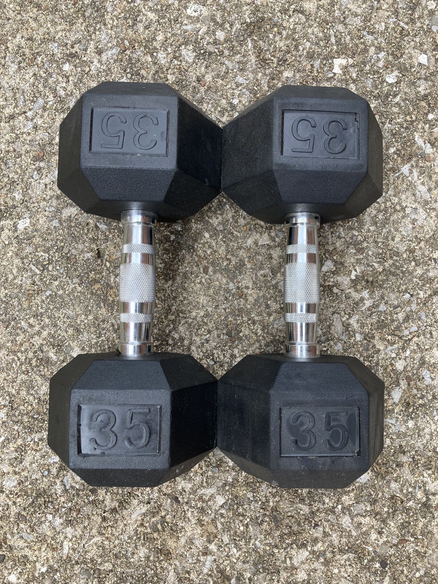 (2) 25 Lb. Pound TSA Dumbbells Pair for Sale in Las Vegas, NV - OfferUp