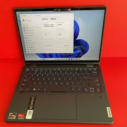 Lenovo Yoga 6 13” Touch Dolby Vision Atmos 2 in 1 laptop (2022 model) Ryzen 5 8GB 256GB 