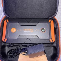 Powrun P-ONE 2000a portable 3-in-1  jump box, power bank, emergency lamp