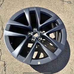 OEM 2022 TESLA MODEL S PLAID REAR WHEEL (ONLY 1) 21X10.5 TPMS Bluetooth 