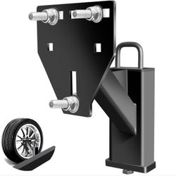 Toolhoper Stake Pocket Spare Tire Mount, Trailer Spare Tire Mount Fit 4 5 6 8 Lugs Trailer Wheels On 4", 4.5", 4.75", 5", 5.5", 6", 6.5" Bolt Patterns