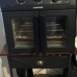 Coffee Station With Air Fryer Oven Works Great  Both $ 40