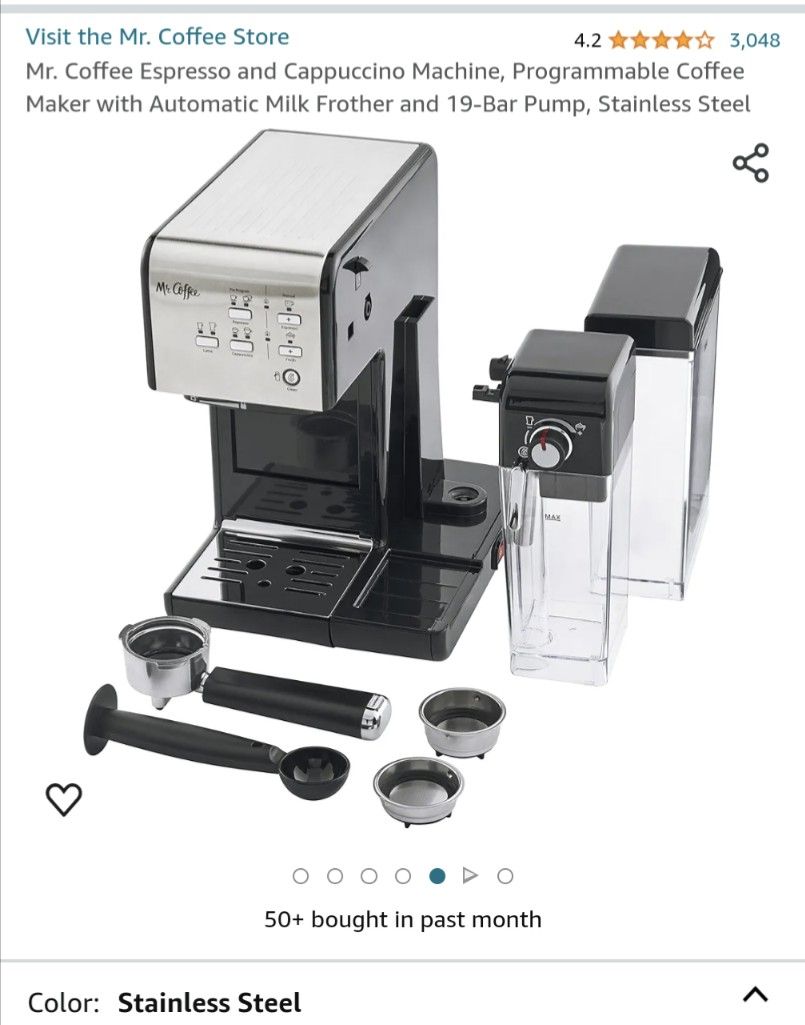 Mr Coffee Espresso and Cappuccino Maker