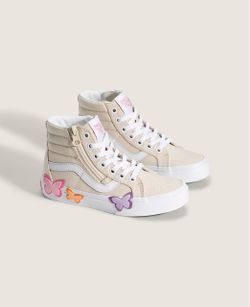 Vans SK8-Hi Kids Butterfly High-Top Sneakers size 12