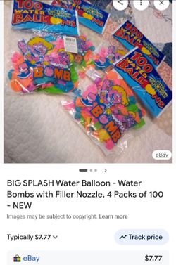 12 packs of water balloons with Filler Nozzle