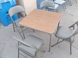 5pc card table set.