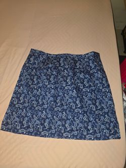 Basic Editions Plus Paisley Skirt