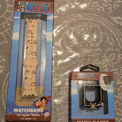 One piece Watch band and bumper for apple series 1-10