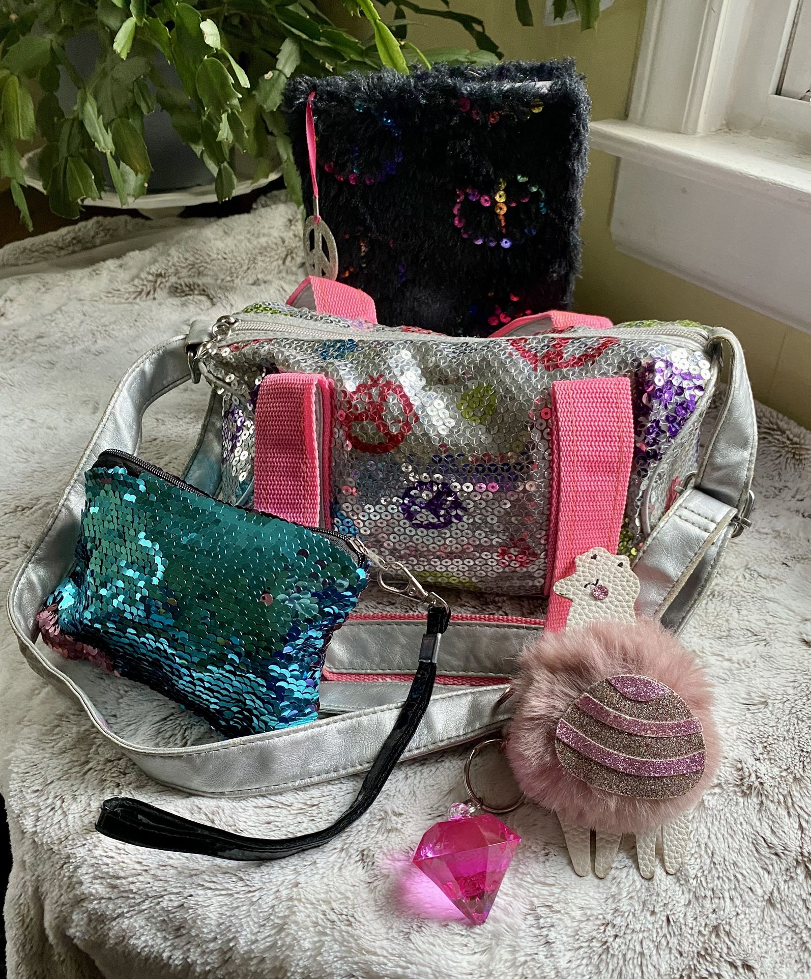 Girls Justice Sequin Purse Play Bundle