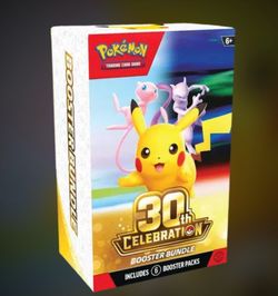 Pokemon 30th Anniversary Booster Bundles $75 each