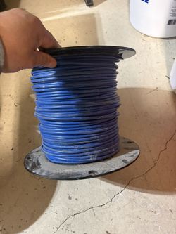 ~150 ft of Blue Tracer Wiring
