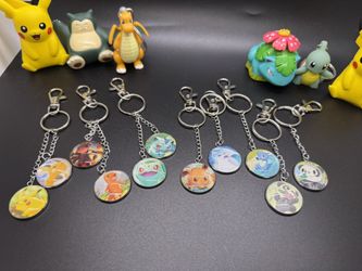 Hand Made Pokémon Keychains