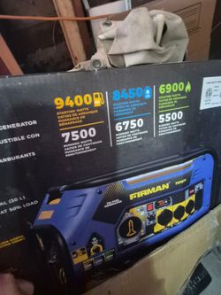 $750 or best offer Firman generator