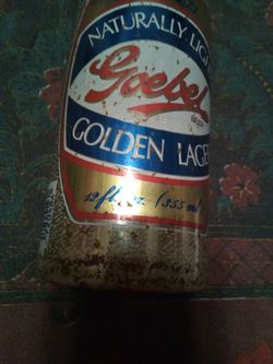 Vintage goebel beer can /goebel brewing company,Detroit Michigan /12 oz. Can