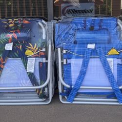 Tommy Bahama Backpack Beach Chair 5 Position $35 BRAND NEW, Still Plastic  Wrapped. 