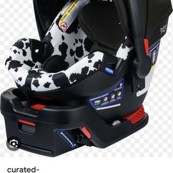 Cow Print Car Seat