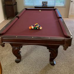 Custom-Made Regulation Pool Table 8 X 4