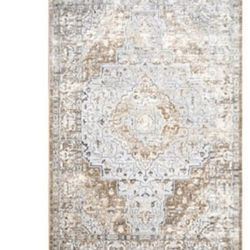 🌸🌹PR11#24($25) nuLOOM Vintage Medallion Thea Beige 3 ft. x 5 ft. Indoor Area Rug🌹🌸
