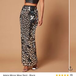 Mirror Maxi Skirt ! Size Small  ! Has A Little Stretch 