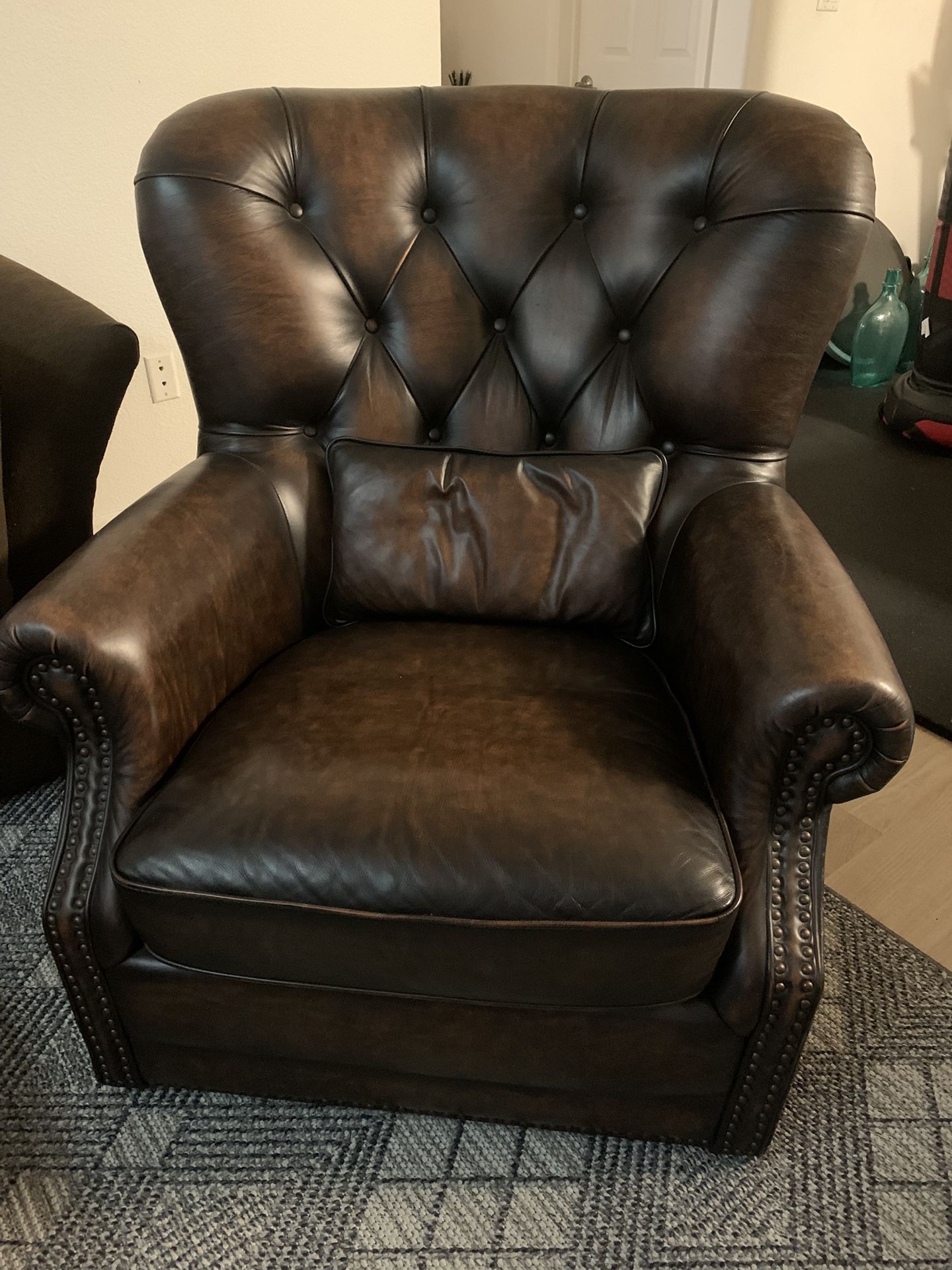 Brown Leather Chair