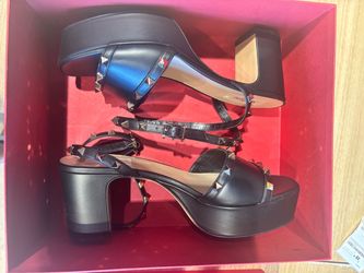 Valentino Rockstud Platform Sandals