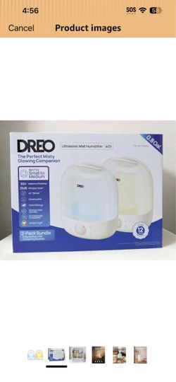 Dreo Ultrasonic Mist Humidifier 409 2-Pack Bundle