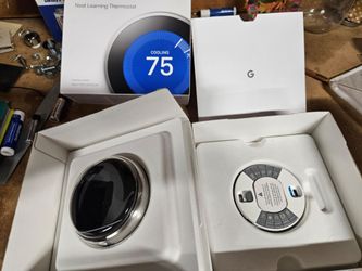 Google Nest Learning Thermostat Pro Edition Stainless Steel
