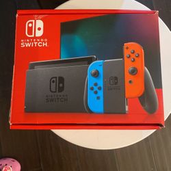 Nintendo Switch With 2 Year Warranty