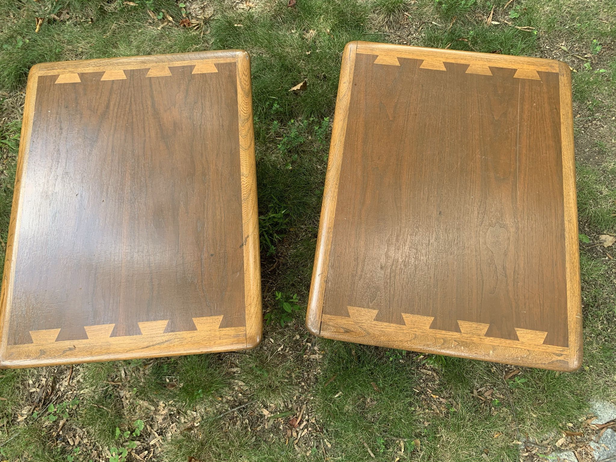 Two Mid century Lane End Tables