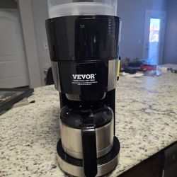 Vevor Coffee Maker W/ Bean Grinder "NEW"