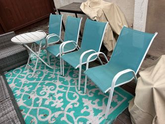 Teal Outdoor Chair